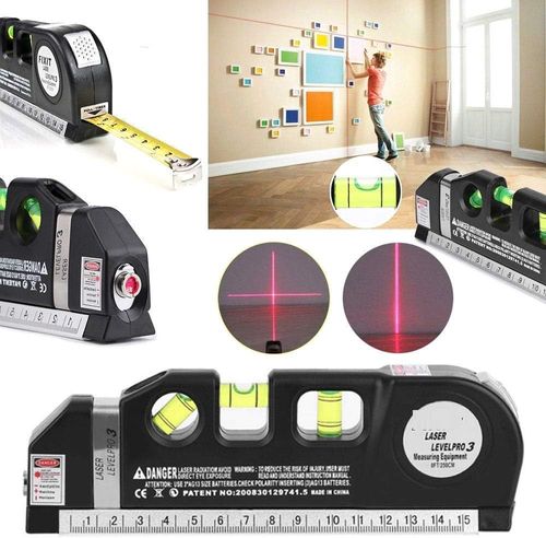 UNIVERSAL BUYERL 03 Digital Distance Laser Level spirit level Meter PrO3 Leveller Black 2 Line Measuring Tape Measurement Tool Device Instrument