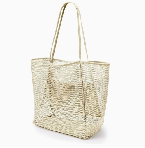 Versatile and Travel-Friendly! This foldable mesh beach bag for women is the perfect choice for outdoor excursions, shopping, and organization. Your ideal summer companion: a collapsible mesh tote that doubles as a shoulder shopping bag, offering effortless storage for your beach trips.