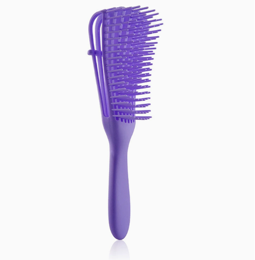 Octopus-Style Detangling Brush for Women — Large Curved Smoothing Comb for Hair Styling (Suitable for Both Straight and Curly Hair)