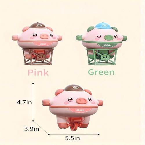 Balanced Pig Toys Amazing Wire Rope Walking Anti Gravity Balance Toy Fingertip Giroscopio Balancing Robot