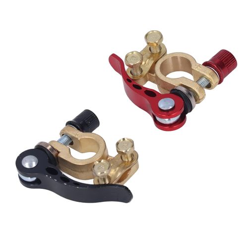 Terminali di Batteria Connettori Fascette di Tipo, Rilascio Rapida Bordi di Batteria Elettrodi Positivi e Negativi di Tipo  Autobus, Camioni, Autobus (1 paio)