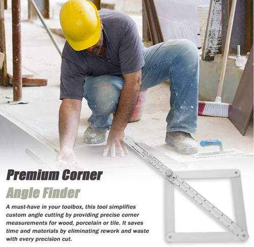 Corner Angle Finder Tool, Miter Saw Protractor with Scale, Miter Angle Finder,Stainless Steel Digital Angle Scale