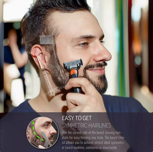 Beard Shaping Template No. 6 — The Ultimate Tool for Men's Beard Trimming and Styling Men's Beard Styling Template No. 6 (BearShapingTool6) — The Essential Guide for Shaping and Trimming Full Beards