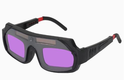 Auto Darkening Welding Glasses, Anti-Glare Arc Welding Goggles for Welder, Professional Eyes Protection for Argon Arc Welding, Anti-Ultraviolet Anti-Infrared