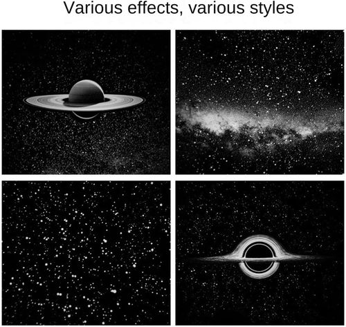 USB Powered Focus Adjustable Car Star Projector Night Light Galaxy Nebula Lamp Ambient Mood Lighting for Car Room USB Plug-in Black Gun Gray