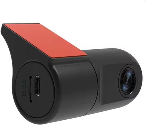 Hidden WiFi Dash Cam, USB Powered Car DVR, Wireless Smartphone Connection, No-Wire Installation, 1080P Mini Car Camera with App Control