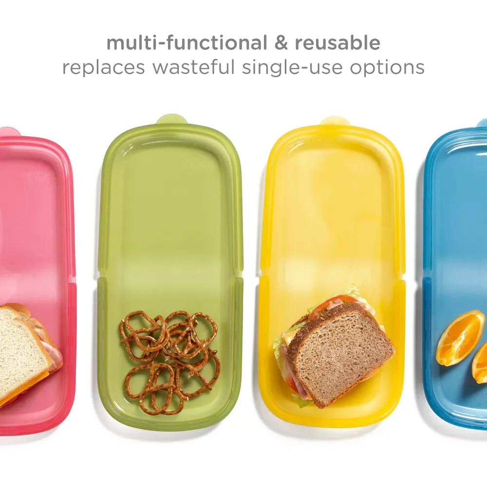 Portable Silicone Fruit Storage Bag – Leak-Proof, Food-Grade, Reusable Sealable Bag
