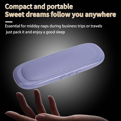 Generic Bluetooth Bone Conduction Pillow Speaker, Portable Sleep Aid with Stereo Bass and Timer Function, for Deep Sleeping with Type C Port Excellent Chips, Supports