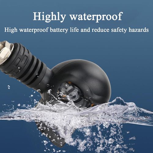 Motorcycle Lights | 12V Skull Motorcycle LED Projector Light Pod, 10mm Screw Accessory Turn Signal Auxiliary Lighting for Scooter Daytime Running Lights