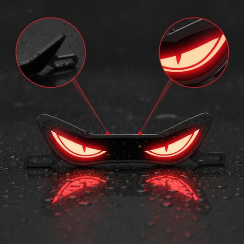 Registration Plate Light with Wire Leads Wired LED Registration Plate Light Waterproof for Motorcyclists, Riders, Custom Builds, Night Riding