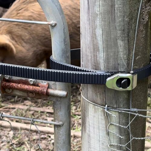 Grip Lock Strap, Heavy Duty Reusable Ratchet Straps with Adjustable Metal Buckles, Super-Strong Tie Down Straps for Securing Cargo, Furnitures, Equipment