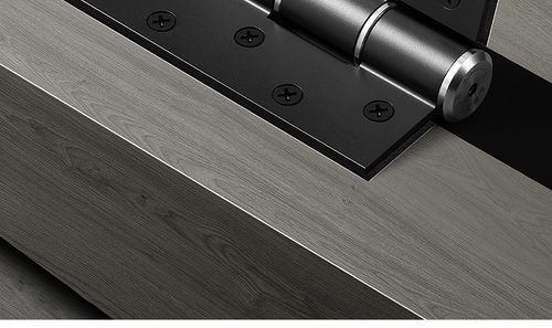 Self Closing Door Hinge with Silent Hydraulic Buffering | Adjustable Door Closer Tension and Speed, Spring Loaded Hinges 5.5 Inch, 175°Open, Space Aluminum, Anti Pinch Injury