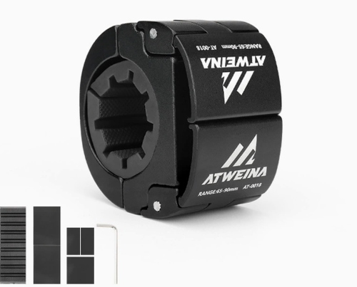 New Low-Profile Aluminum Alloy Bicycle Phone Mount – Shock-Absorbing, Non-Slip Handlebar Mount – Universal Holder for Mountain Bikes, Road Bikes, and E-Bikes (Navigation-Ready)