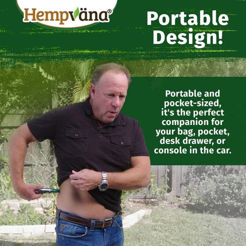 Hempvana Rocket Pain Relief Pen, As Seen On TV, Wireless TENS Therapy, Portable Muscle Stimulator - Same Technology Used by Doctors - Muscle Pain Relief -9 Adjustable Intensity Settings-3 Unique Heads