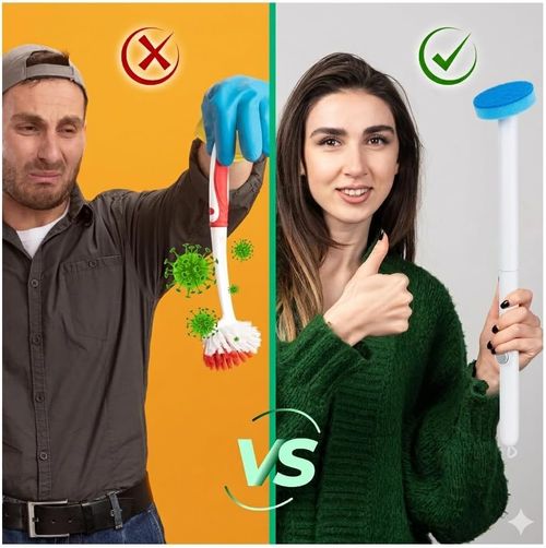 Disposable Toilet Brush, Toilet Wand Cleaning System, Bowl Scrubber