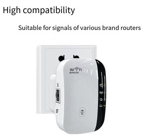 Little Steamed BunWiFi Repeater — 300Mbps Wireless Signal Amplifier, Router Signal Extender, Home Wireless Booster
