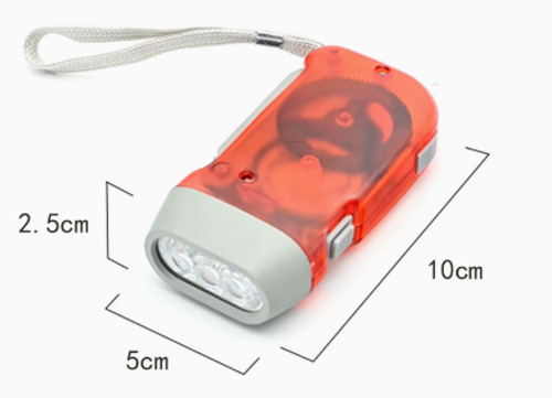 Hand Press Crank Camping Lamp Manual Power Generation Flashlights Squeeze Flashlights Torches Light Enduring