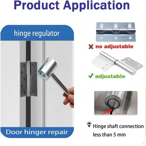 Hinges Gap Adjusting Wrench, Adjustable Door Hinge Alignment Tool, Door Hinge Spanner, Door Hinge Repair Tool Efficient Result
