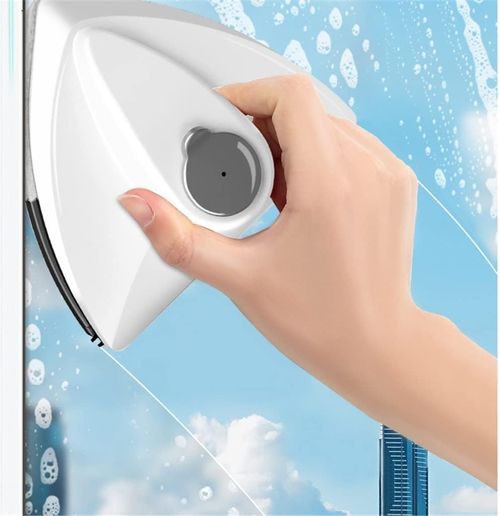 Magnetic Window Cleaner Glass Wiper Window Cleaner Double-Side Magnetic Glass Cleaning Tool Suitable for Single with Thickness of 3-10mm