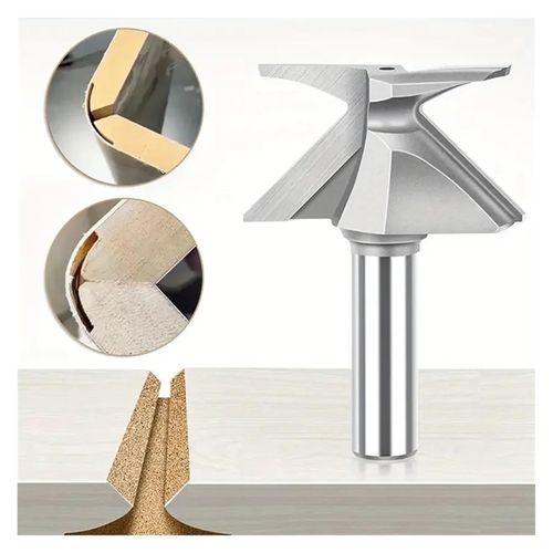 R8  Solid Carbide Router Bit for Curved Grooving – Designed for Woodworking on Engraving Tables