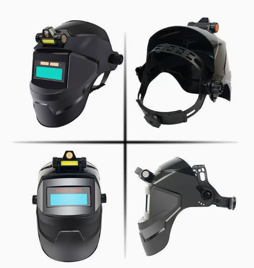 Model 104 Auto-Darkening Welding Helmet — Welder's Protective Face Shield, TIG Welding Hood, and Welding Goggles