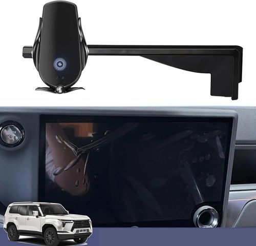 Compatiable for M1 Electric Opening Closing Wireless Fast Charging Air Outlet Car Holder(Black)