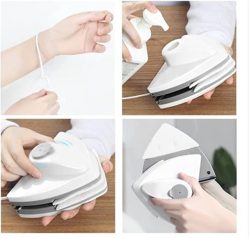 Magnetic Window Cleaner Glass Wiper Window Cleaner Double-Side Magnetic Glass Cleaning Tool Suitable for Single with Thickness of 3-10mm