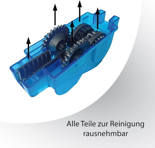 Bicycle Chain Cleaner – Chain Cleaner for fast and mess-free cleaning of all chains – Refillable Bicycle Chain Cleaning Device