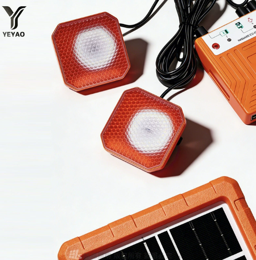 Small Home Solar Power Lighting Kit (3 Lights) – Mini Solar Energy Storage System for Camping and Household Use