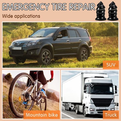 🔩60PCS Tire Repair Rubber Nails Kit with 2 Sizes