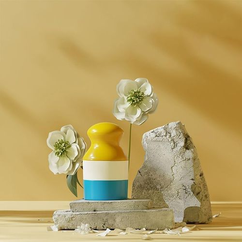 Portable Applicator for Sunscreen and Lotion - Refillable Sponge Roller Applicator - Multi-Purpose Travel Dispenser for Kids, Adults, and Families - 100ml Capacity for Travel-Sized Bottles (Blue)