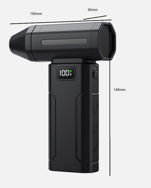 100000RPM High Speed Turbo Fan 5 Speed Handheld Blower for Multiple Uses