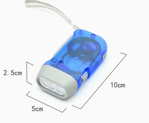 Hand Press Crank Camping Lamp Manual Power Generation Flashlights Squeeze Flashlights Torches Light Enduring