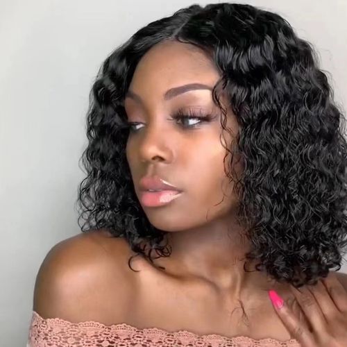 New center-parted perm wig with water wave texture, long curly hair, high-temperature silk synthetic fiber wig cover