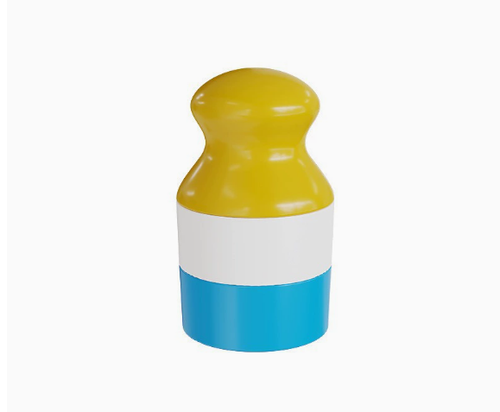 Portable Applicator for Sunscreen and Lotion - Refillable Sponge Roller Applicator - Multi-Purpose Travel Dispenser for Kids, Adults, and Families - 100ml Capacity for Travel-Sized Bottles (Blue)