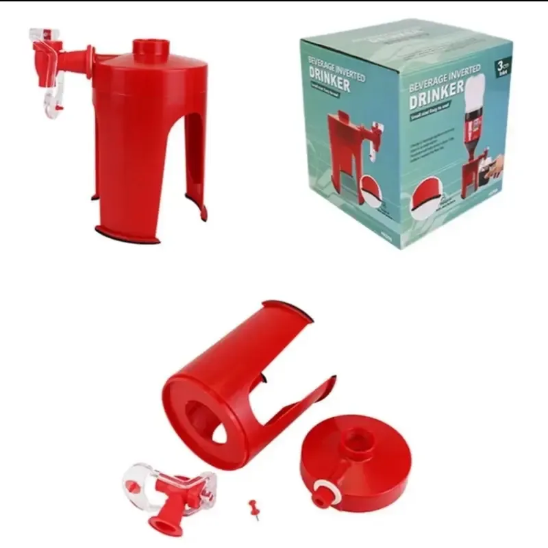 Innovative Cola Dispenser: Manual Inverted Beverage Dispenser with Switch
