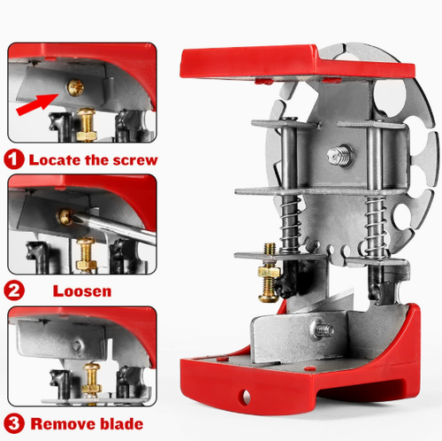 Handheld Quick Wire Stripper — Electrician's Adjustable Manual Stripping Tool for Rapid Removal of Wire and Cable Insulation