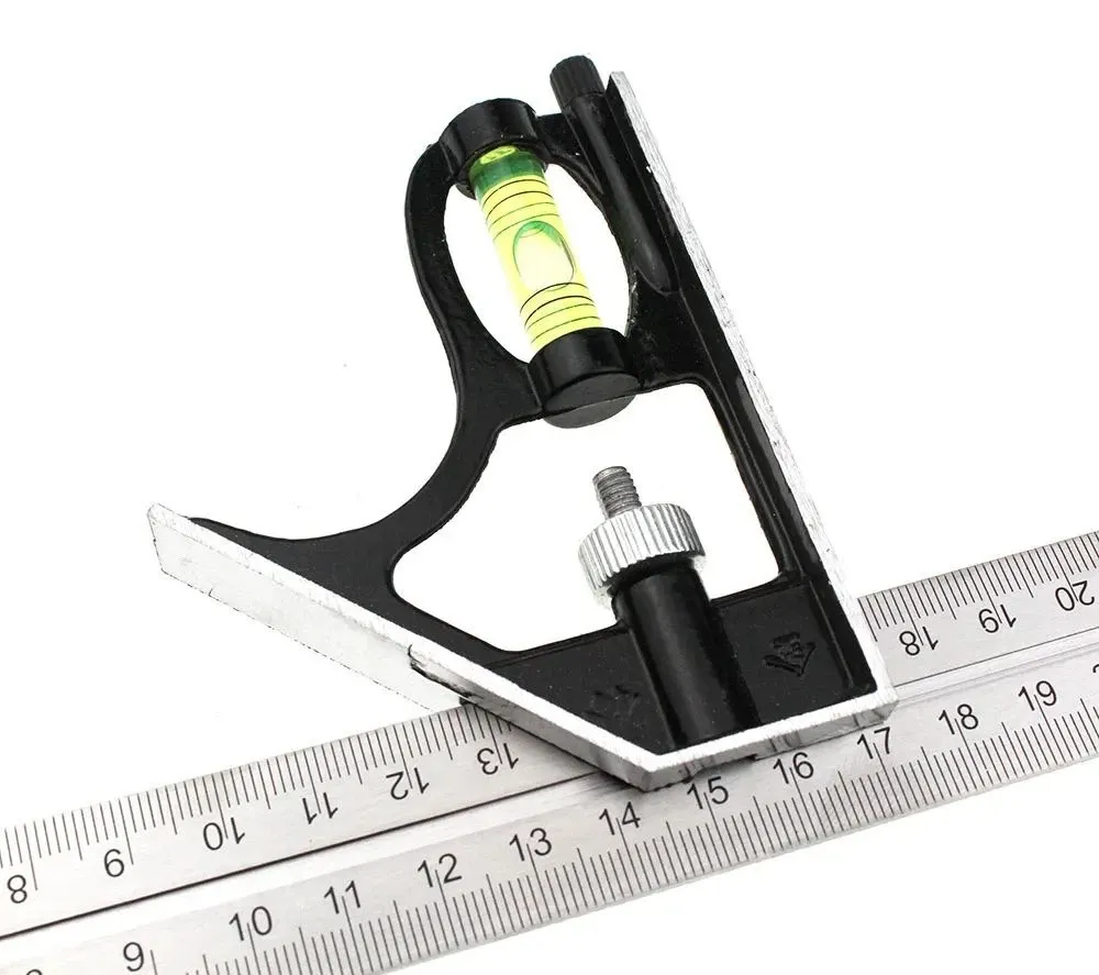 Engineers Combination Try Square Set Right Angle Ruler Level 1PC 300mm