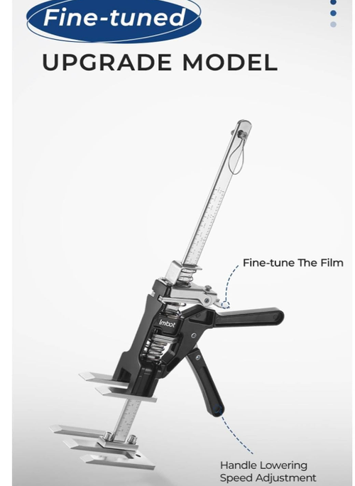 Labor Saving Arm Jack, Upgraded Multifunctional Stainless Steel Furniture Jack Lifter for Installing Cabinets and Wall Tile Height Adjuster Handheld Tool