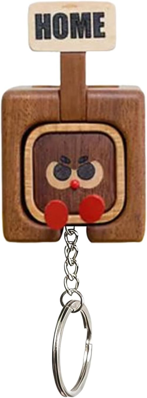 Key Holder - Wooden Magnetic Organizer,Wall Mount Key Holder Cute Keychain | for Home Entryway Hallway Living Room Bedroom Organization Decoration