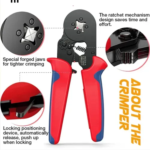 Multifunctional Cold Pressing Electrician Crimping Pliers Set