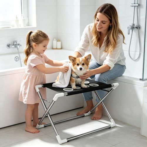 Detachable Pet Grooming Stand: Bathing & Grooming Support for Cats and Dogs (Suitable for Nail Trimming & Bathing)