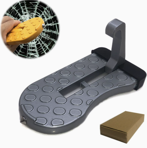 Multifunctional Universal U Shaped Hook Pedal, Mini Foot Pedal Ladder with Safety Hammer Function