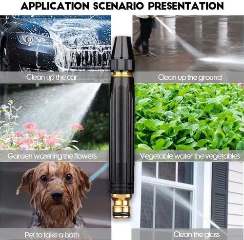 Modern Portable High Pressure Washing Water Gun Nozzle Water Spray Gun, Car Wash Nozzle, High Pressure Nozzle Spray Water Jet Hose