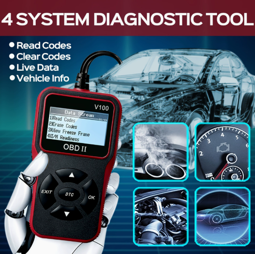 Universal OBD2 Car Diagnostic Tool: One-Touch Engine Fault Code Reading & Clearing, Full-Vehicle Inspection Automotive Engine Fault Diagnostic Tool: OBD2 Scanner—The Ultimate Device for Reading and Clearing Fault Codes Non-Intrusive Car OBD2 Diagnostic Device: A Self-Service Tool for Fault Code Reading, Inspection, and Maintenance Checks