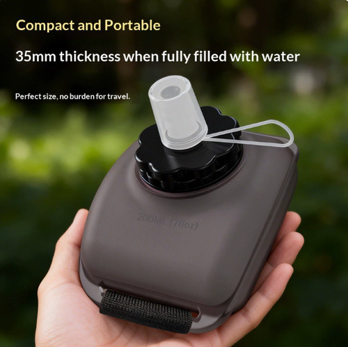 Creative & Portable Wrist-Worn Sports Water Bottle: Crafted from Food-Grade Silicone—the Perfect Companion for Cycling, Running, Hiking, and Fitness an Excellent Choice for a Thoughtful Gift.