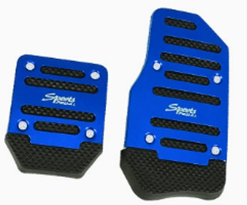 Thickened anti-slip car pedals,universal for manualautomatic transmissions, wear-resistant accelerator and brake pedals No-drill installation car pedals, anti-slip and anti-fall accelerator and brake pedals, car accessories Metal anti-slip pedals, universal car accelerator, brake, and clutch pedal modification parts
