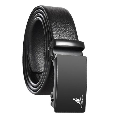 Men's Automatic Buckle Kangaroo Leather Belt