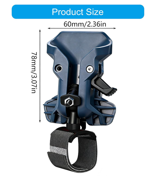 Tool Belt Holders for Drills and Hammers–Self Locking, Quick Draw Metal Waist Hanger with Double Lock System,Universal Drill Belt Clip