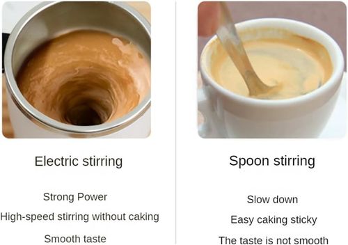 380ML Mini Electric Coffee Self Mixing Mug USB Rechargeable Automatic Magnetic Cup for Tea